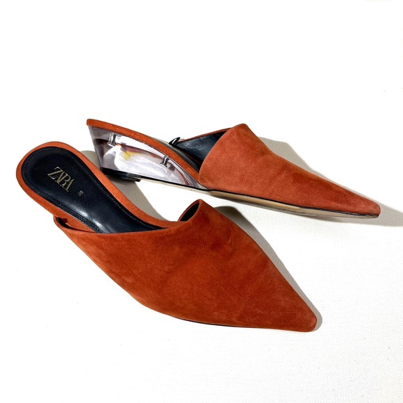 Zara Suede Mules - Picture 4 of 6
